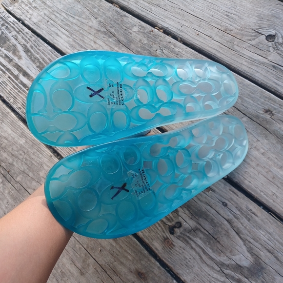 Coach Jelly Pool Sandles NWOT - Picture 7 of 7